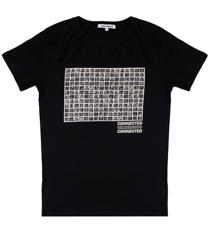 Cost:bart T Shirt Remington Svart M. Tryck