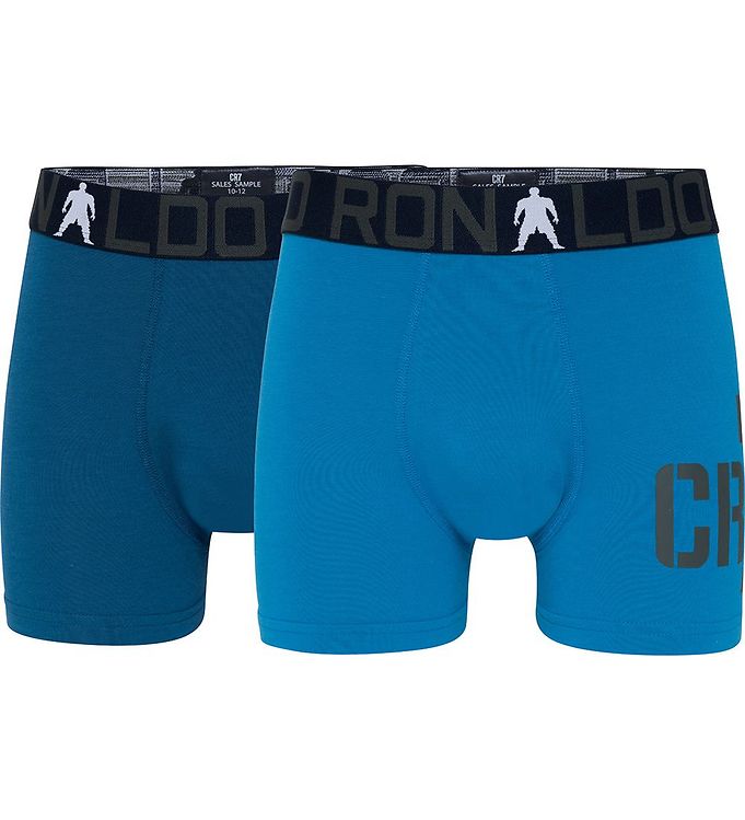 Ronaldo Boxers - 2-Pack - Bamboo - Blue » Always Cheap Shipping