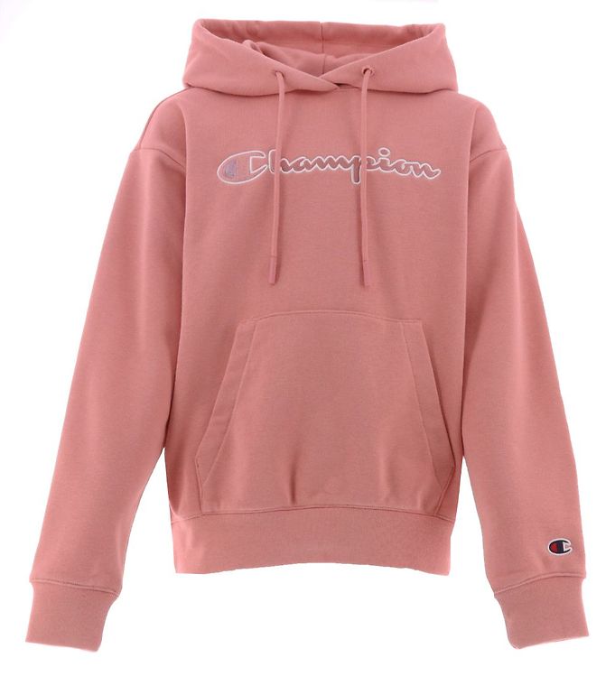 Champion Hoodie - Pink Logo » New Products Every Day