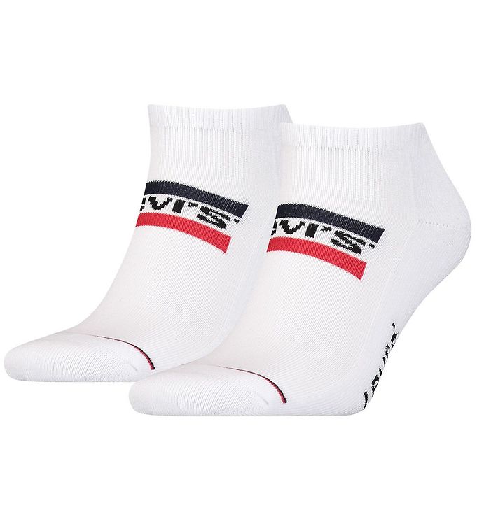 Levis Ankle Socks 2 Pack Sports Wear White KW SK
