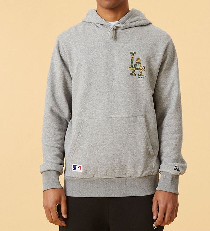 Los Angeles DODGERS MLB Nos Crew New Era Grey Sweatshirt