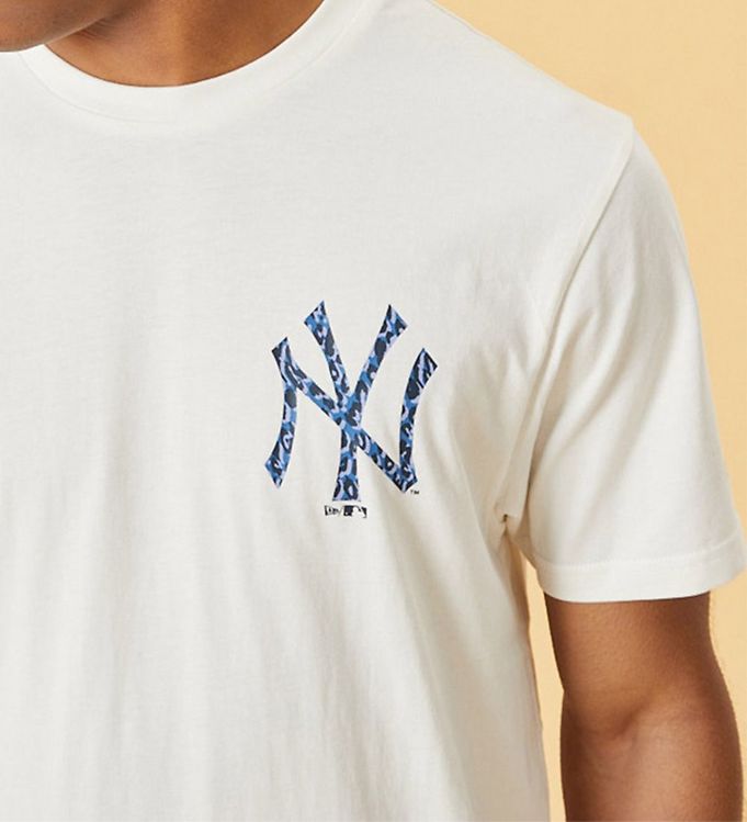 New Era T-shirt - New York Yankees - Off-white » Prompt Shipping