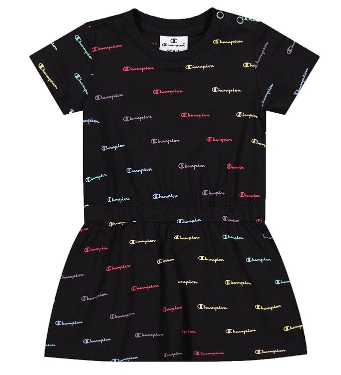 kupon Omvendt mammal Champion Dress - Black/Multicolour » Cheap Shipping