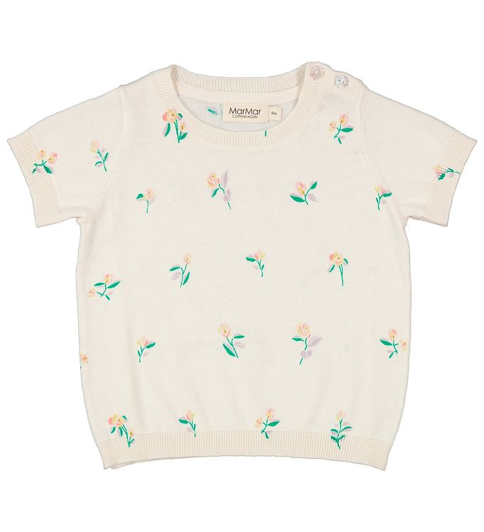 Marmar T Shirt Tano Stickad Flower