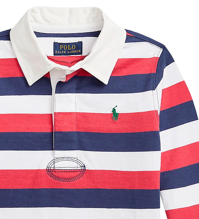 Polo Ralph Lauren Blouse - Classic - Rugby - Red/White/Navy