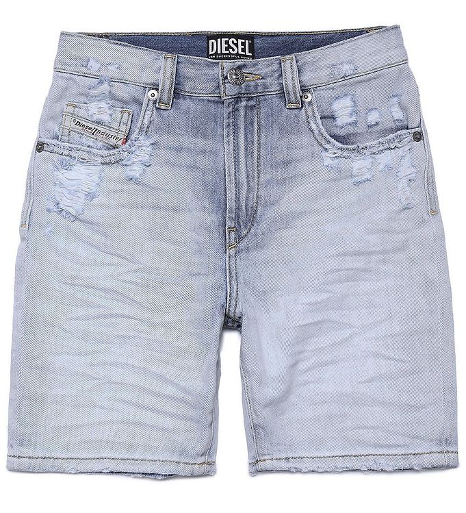 iets Origineel Intensief Diesel Shorts - D-Structured - Light Denim » ASAP Shipping