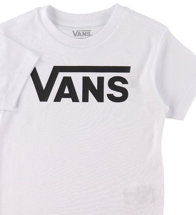Vans T-shirt - By Vans Classic - White/Black » Fast Shipping