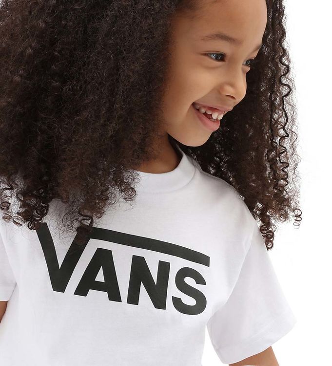 Vans T-shirt - By Vans Classic - White/Black » Fast Shipping