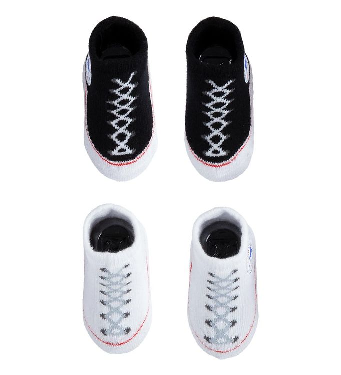 Kosten bijstand Voor u Converse Socks - 2-Pack - Black/White » Prompt Shipping