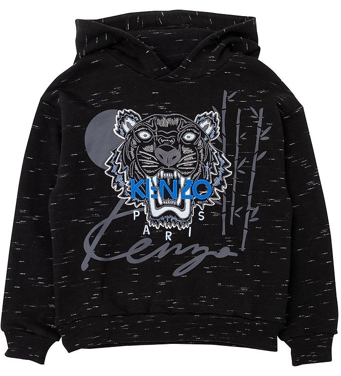 Dat Thriller Halloween Kenzo Hoodie - Charcoal Grey w. Tiger » Cheap Shipping