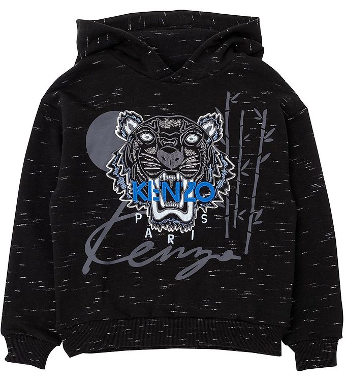 Kenzo Hoodie - Charcoal Grey w. Tiger » Shipping