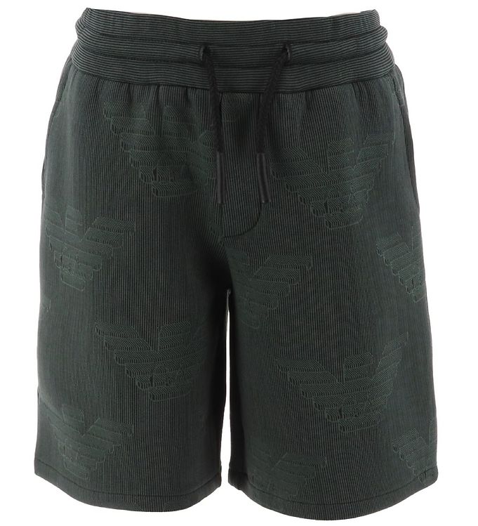 Emporio Armani Shorts Grönrandig M. Logotyper