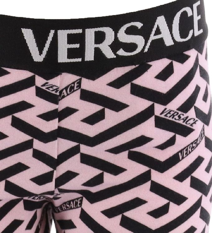 Versace Leggings - Pink/Black w. Print » Cheap Shipping