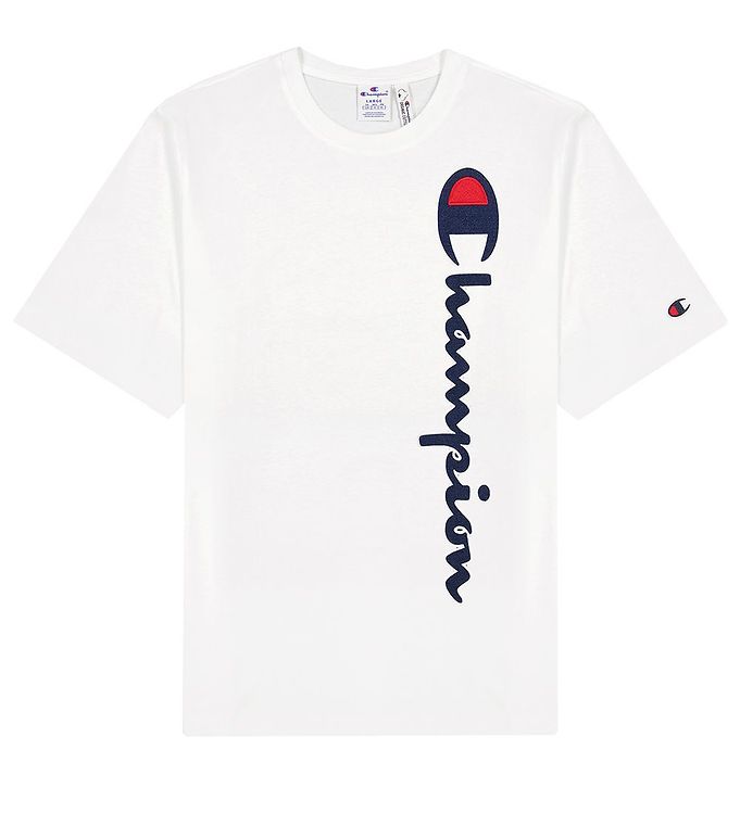 Rationeel Pardon houd er rekening mee dat Champion Fashion T-shirt - White w. Logo » Shoes and Fashion