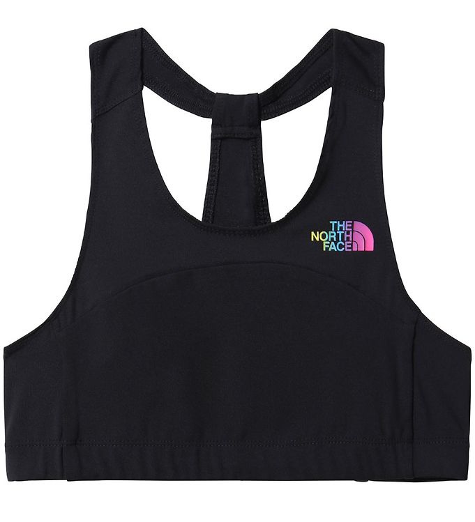 The North Face logo bralette in black