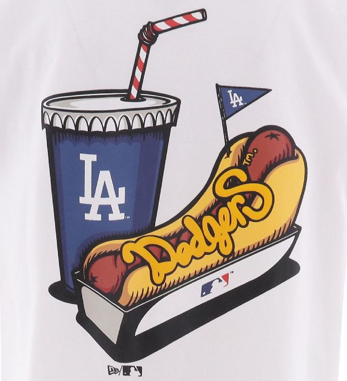 New Era T-Shirt - White - Los Angeles Dodgers » Prompt Shipping