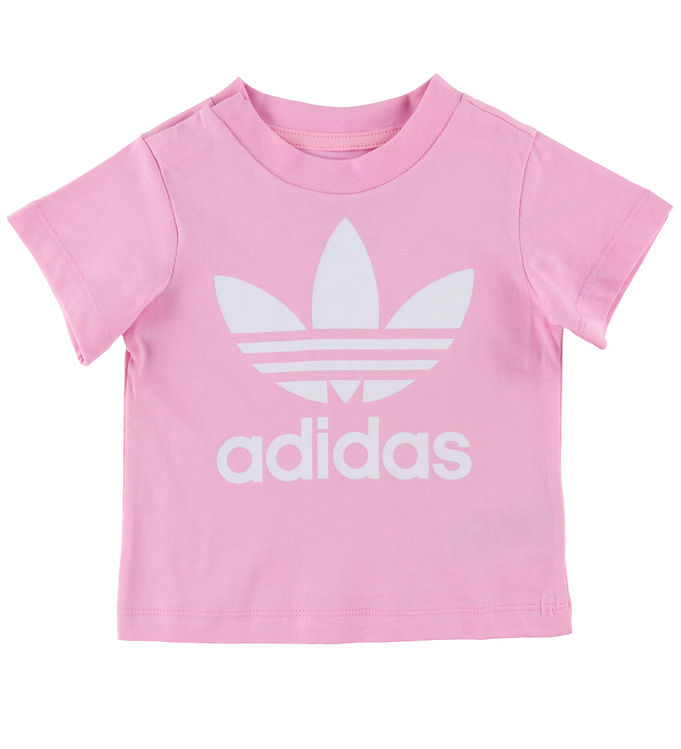 adidas Originals Shipping True T-Shirt - Pink/White » ASAP