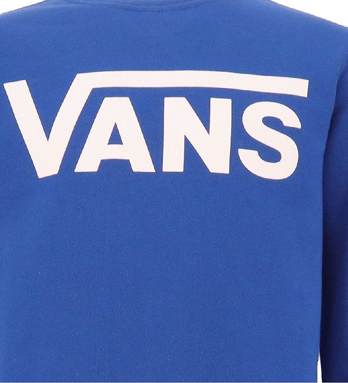 Vans Sweatshirt - Classic - Fast Blue/White Shipping » True