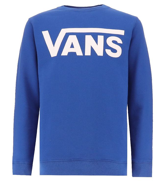 Vans Sweatshirt - Classic - True Blue/White Fast Shipping