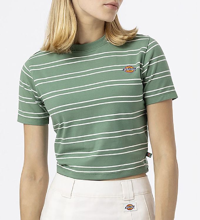 Dickies T Shirt Cropped Westover Dark Ivy M. Rander