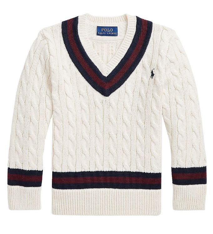 Polo Ralph Lauren Bluse Strick Classics Herbal Milk Multi