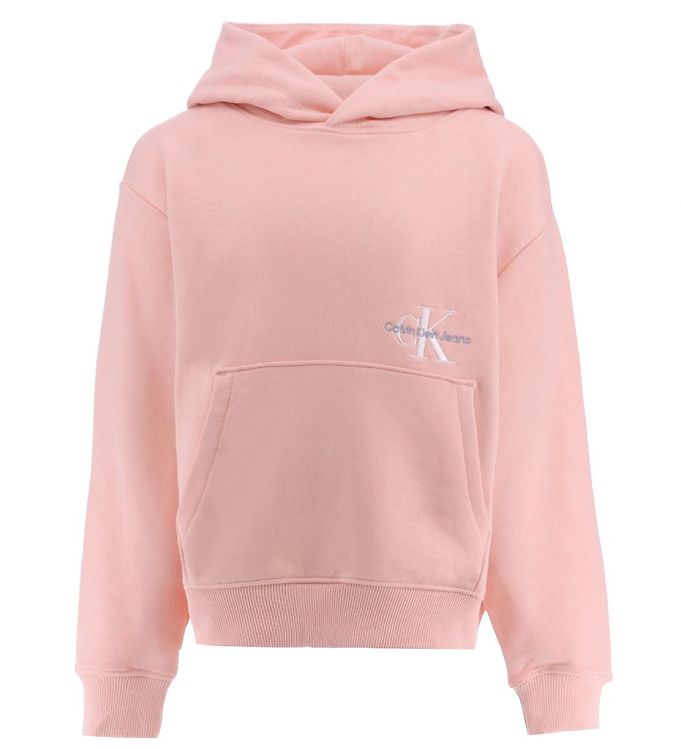 Calvin Hoodie - Off Placed - Pink Blush