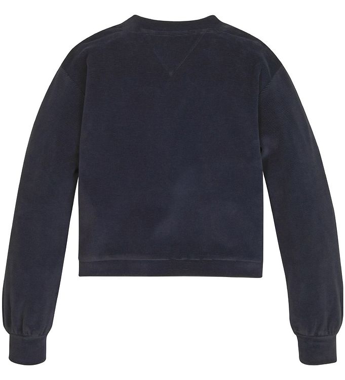 Tommy Hilfiger Velour Blouse Rib Desert Cloud Kids Fashion