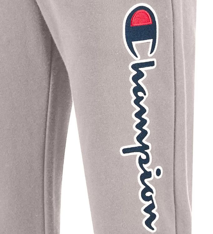 Light gray champion sweatpants top