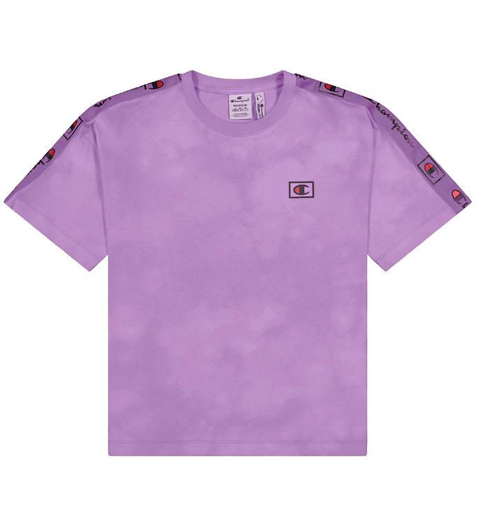T shirt champion violet sale
