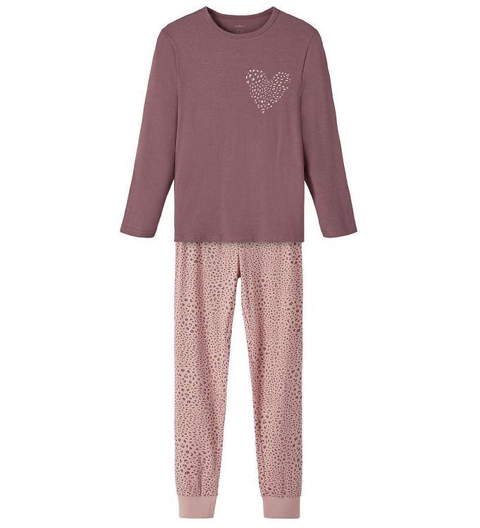 Name It Schlafanzug - Noos - NkfNightset - Rose Taupe | Pyjama-Sets