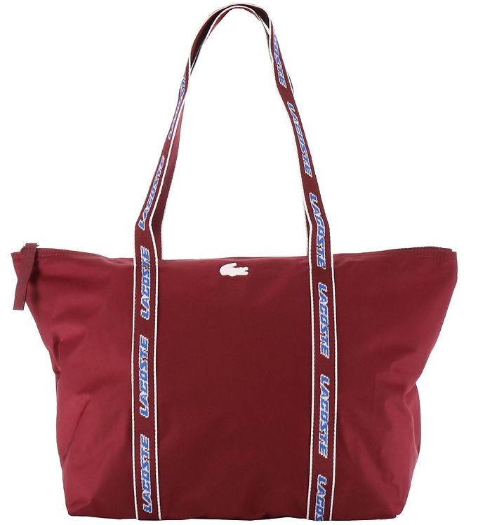 Lacoste Shopper Large Shopping Bag Cranberry Fast Shipping
