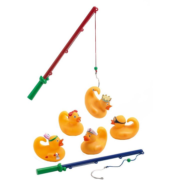 Djeco Fishing Game - Rubber Bath Ducks » Cheap Shipping