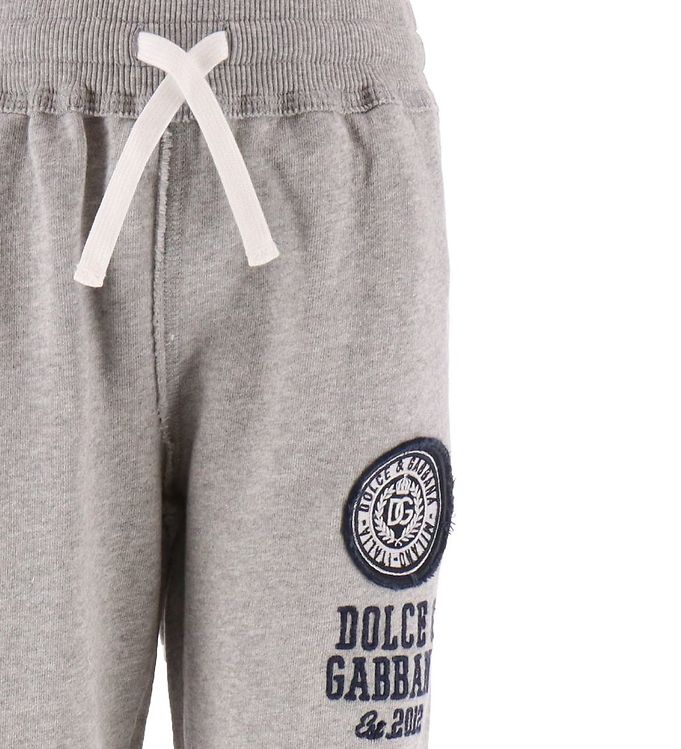 Dolce Gabbana Sweatpants Back To School Gym Grey Melange w