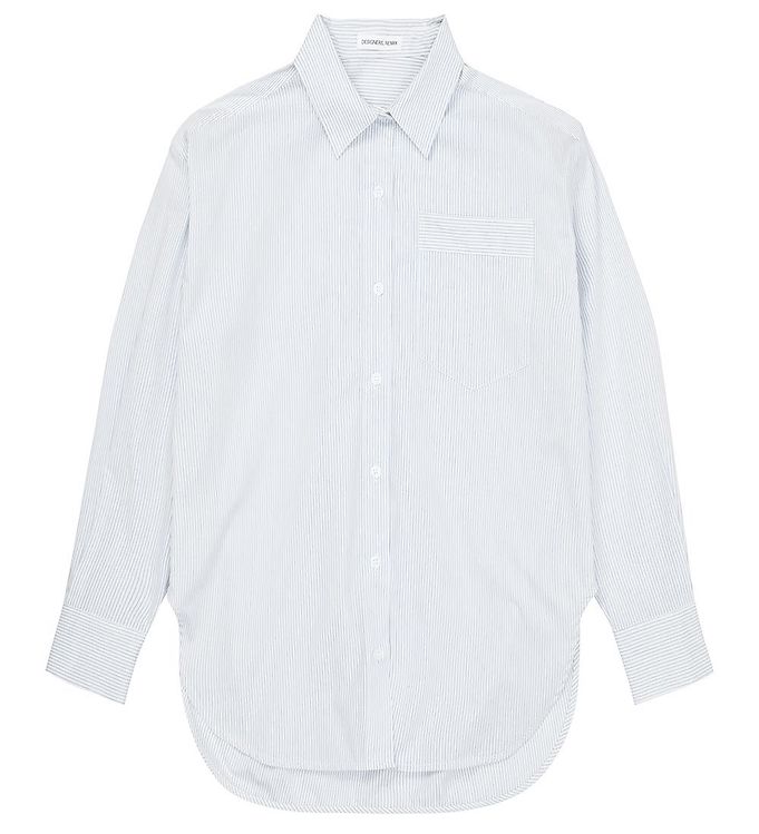 Designers Remix Skjorta Oversized Aiden White/blue Rander