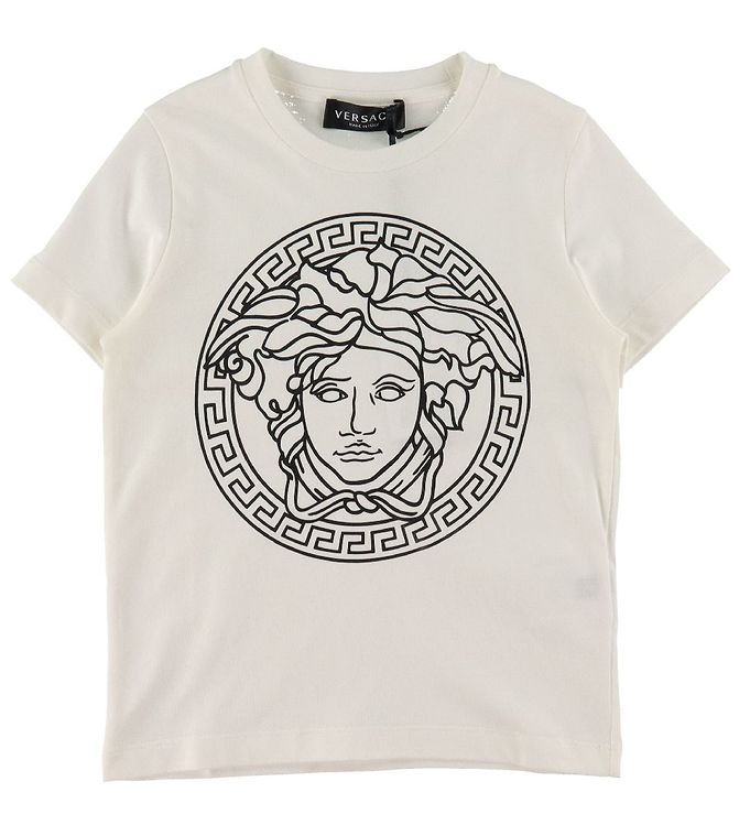 Versace - White/Black w. Logo Quick