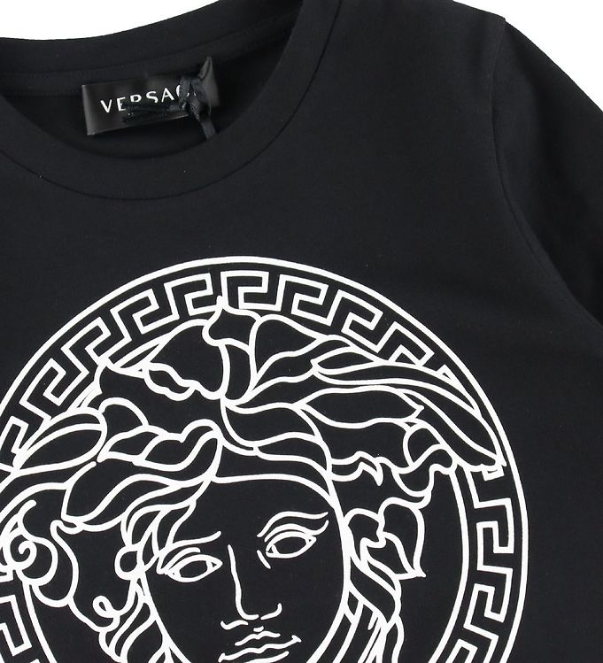 Versace t shirt sales black and white