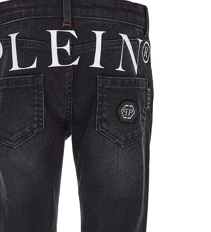 Complex Mail diep Phillipp Plein Jeans - Black Denim » Always Cheap Shipping