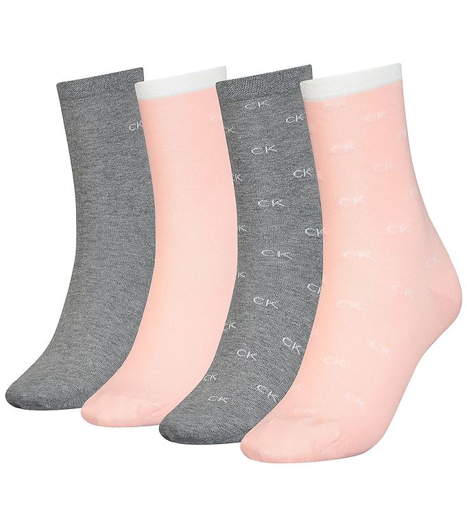 Calvin Klein Socks - 4-Pack - Holiday - Pink Combo