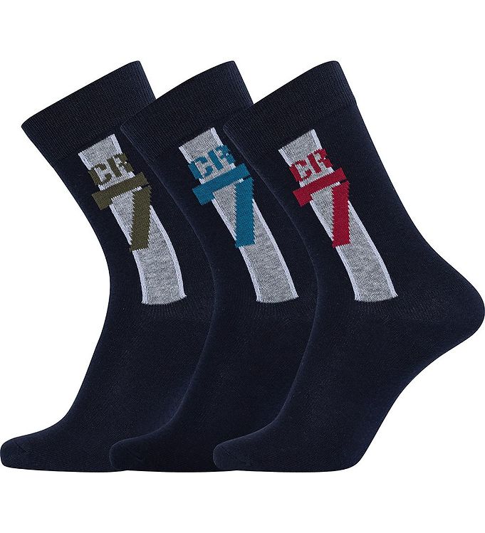 Ronaldo Socks - 3-Pack - Blue » Fast and Cheap Shipping