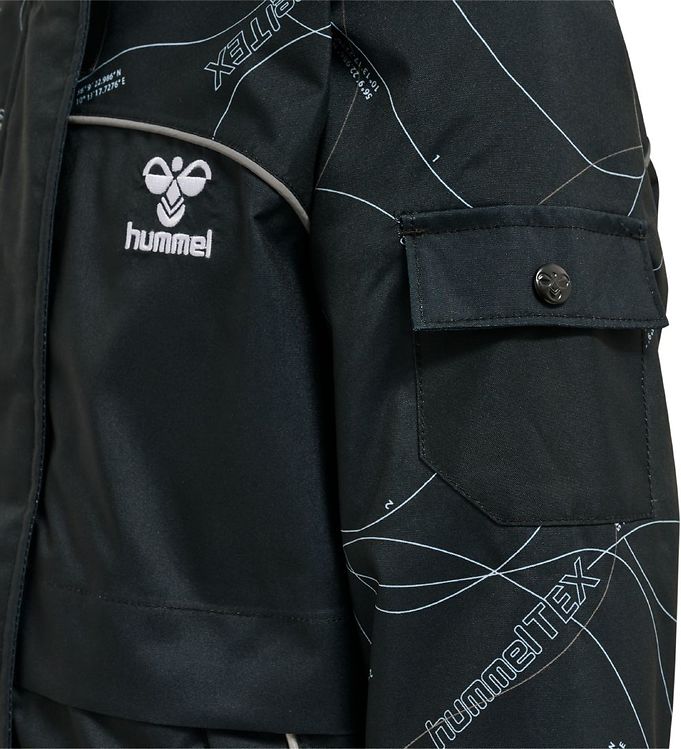 zebra Løb Byen Hummel Winter Coat jacket - XY Tex - hmlConquer - Black