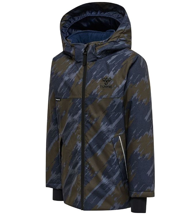 Opgive Mainstream Etna Hummel Winter Coat jacket - Tex - hmlLogan - Dark Olive