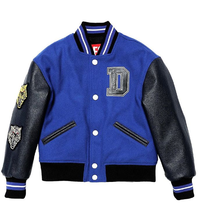 Decorativo cometer Disfraz Diesel Bomber Jacket - Wool/Polyester - Jcash - Blue