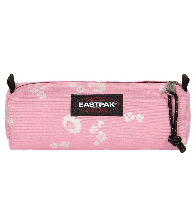 Verbaasd Prijs Los Eastpak Pencil Case - Benchmark Single - Flower Shine Pink