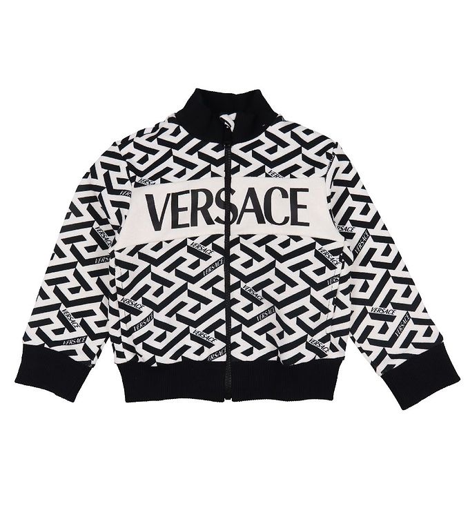 Versace Cardigan - White/Black » New Styles Every Day