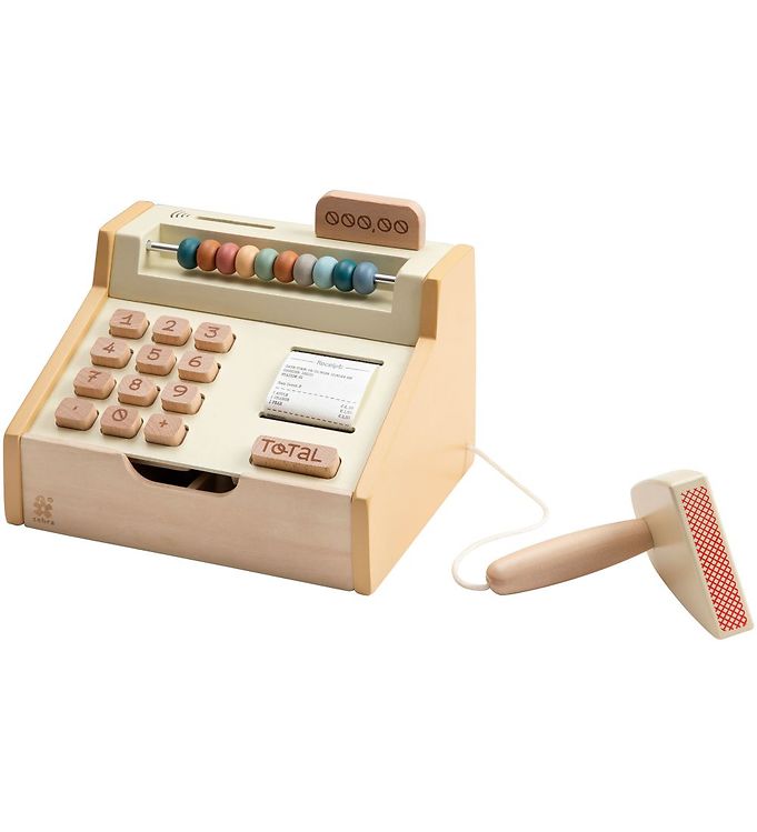 Sebra Wooden Toy - Cash register » Cheap Shipping » Kids Fashion