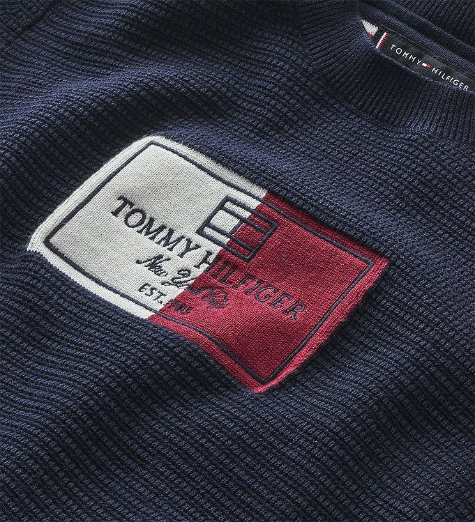 Hilfiger Blouse Flag Label Sweater - Desert