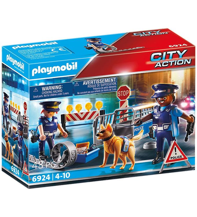 Ensemble de jeu de poste de police PLAYMOBIL City Action