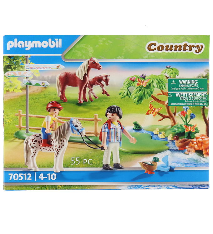 Playmobil Country - Excursion festive à poney - 70512 - 55 Parties