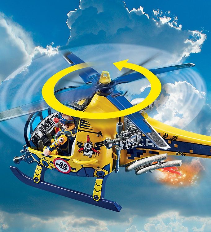 70833 - Playmobil Air Stuntshow - Hélicoptère et équipe de
