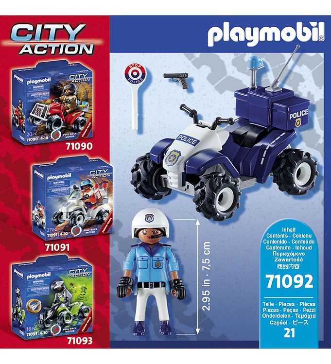 Playmobil - City Action - Police - Quad » ASAP Shipping